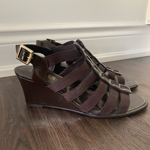 Ralph Lauren - Sandal Wedge - size 7 - never worn - Picture 8 of 14